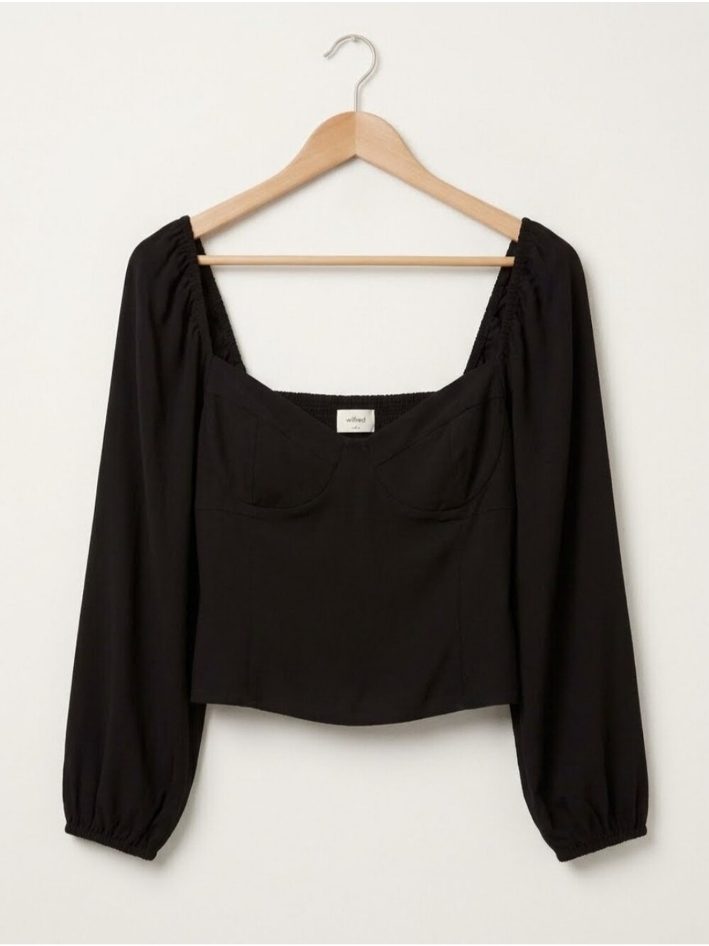 ARITZIA | Wilfred Novella Blouse Black Sz 2XL